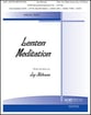 Lenten Meditation Vocal Solo & Collections sheet music cover
